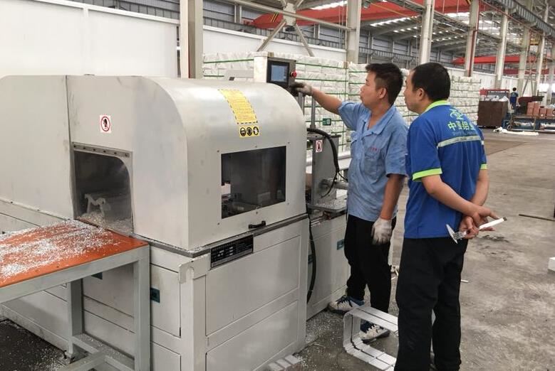 適用于電動機外殼切割的DS-A800鋁合金切割機已服務于南平、中亞鋁業